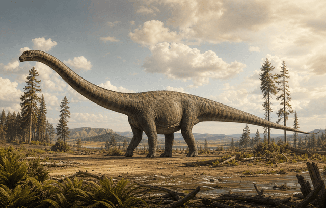 Diplodocus reconstruction